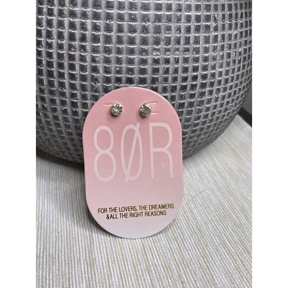 8 Other Reasons Exquisite Crystal Stud Earrings Gold Women's Size OS - Picture 3 of 4